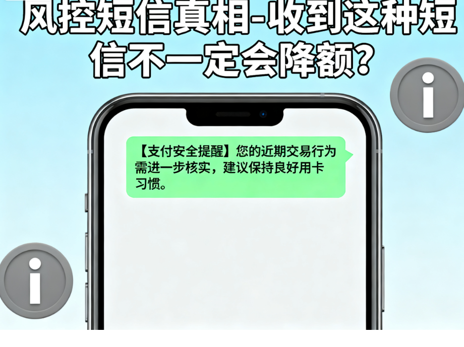 喔刷POS机：风控短信真相-收到这种短信不一定会降额？