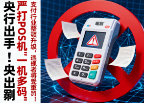 喔刷POS机:支付行业重磅整顿!央行严打“一机多码”,违规代理商与生产商面临重罚!