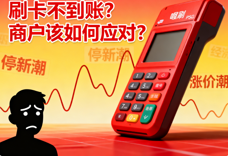 喔刷POS机:“停新潮”叠加“涨价潮”,刷卡还不到账?商户该如何应对?