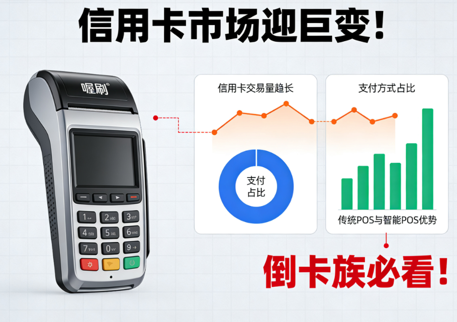 喔刷POS机:信用卡市场迎巨变!倒卡族必看!