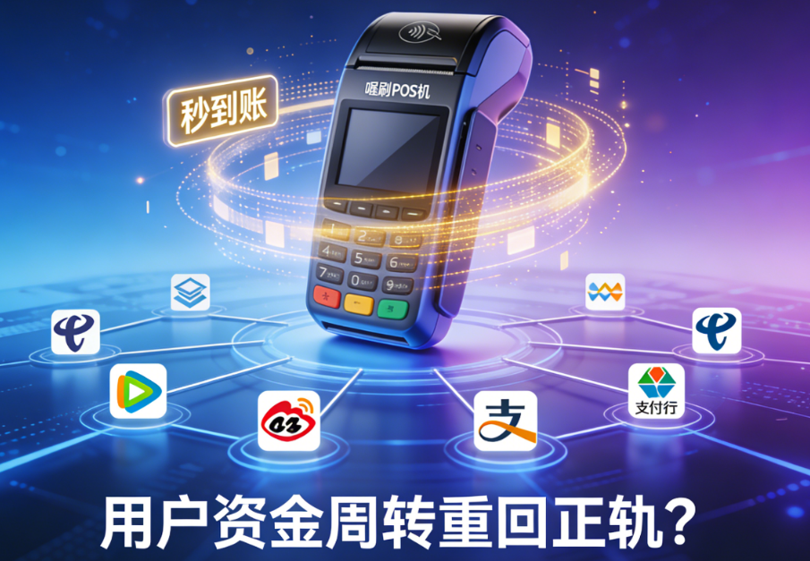 喔刷POS机：多家支付公司恢复秒到账，用户资金周转重回正轨？