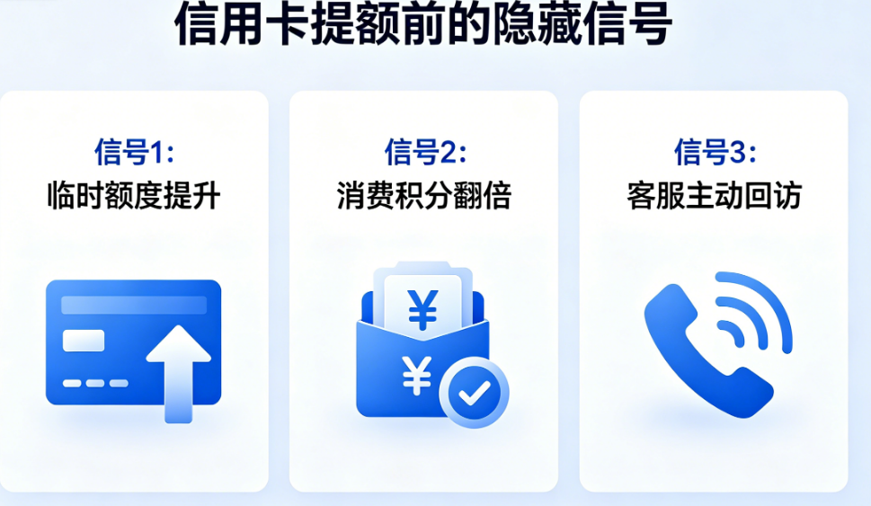 信用卡提额前的隐藏信号有哪些？