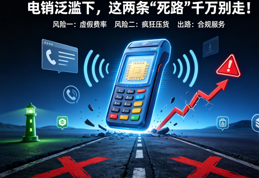 喔刷POS机代理转型：电销泛滥下，这两条“死路”千万别走！