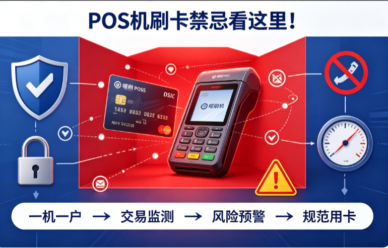 喔刷POS机：一机一户后总被风控？POS机刷卡禁忌看这里！