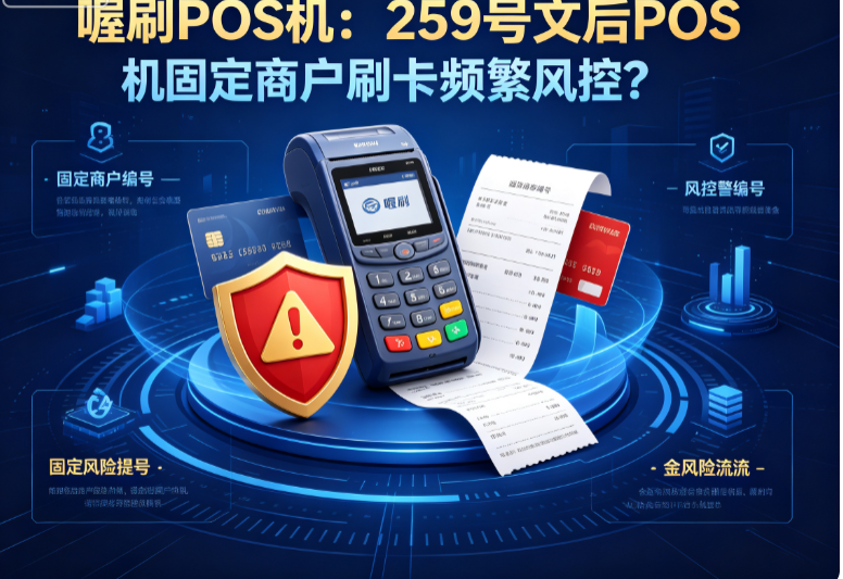 喔刷POS机：259号文后POS机固定商户刷卡频繁风控？