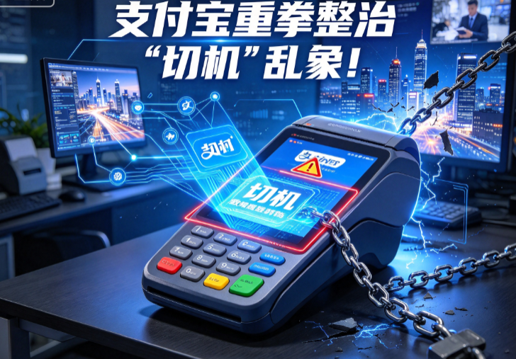 支付宝重拳整治“切机”乱象!