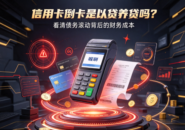 喔刷POS机:信用卡倒卡是以贷养贷吗?