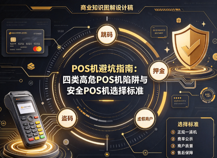 POS机避坑指南：四类高危POS机陷阱与安全POS机选择标准！