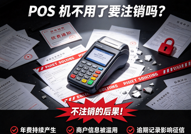 POS机不用了要注销吗?不注销的后果!